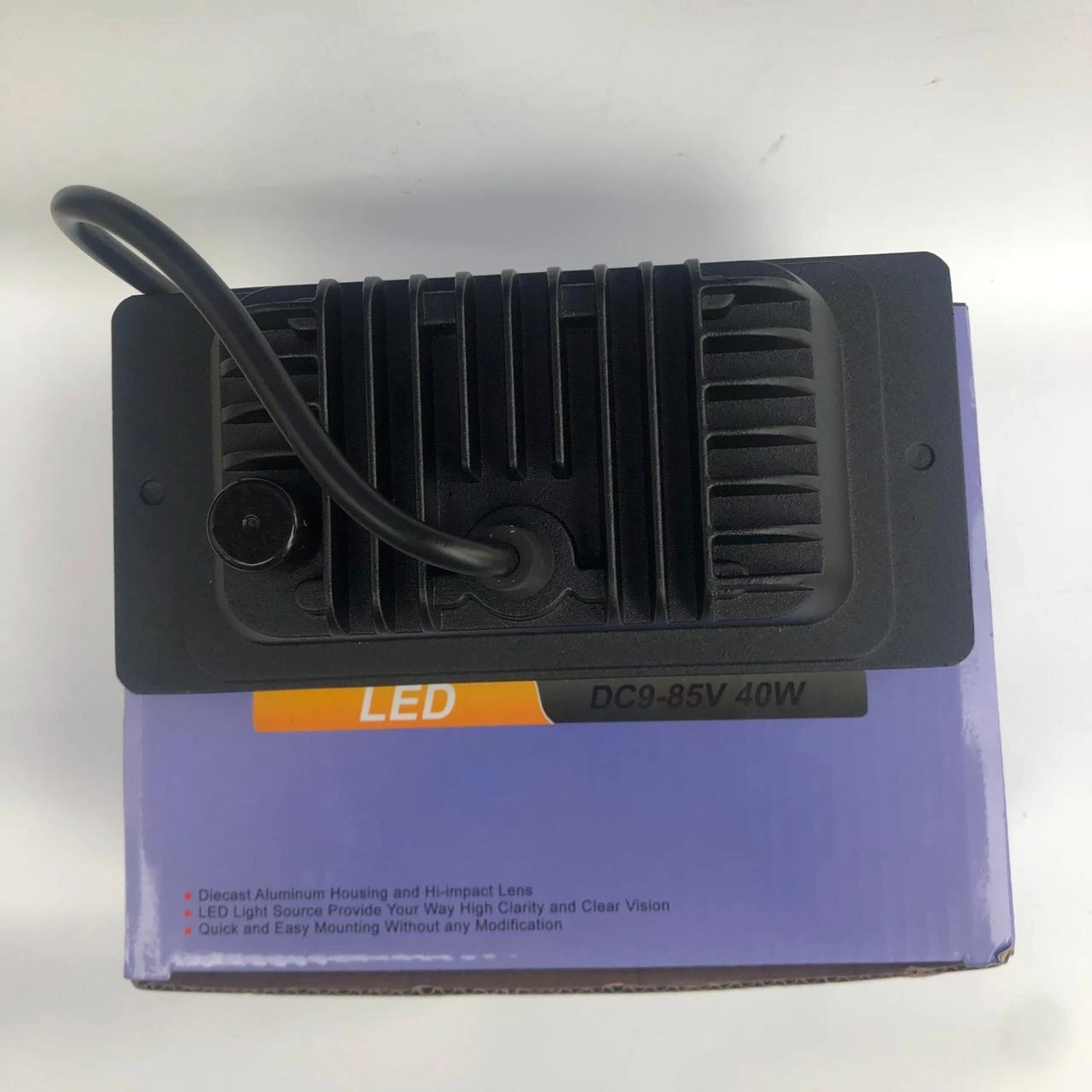 Led ПТФ Противотуманные светодиодные фары ВАЗ 2110-2114 (металлический корпус) 40W