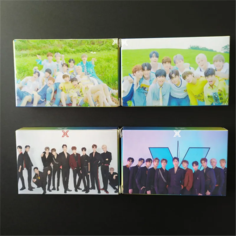 KPOP Kores Новый X1 флэш-альбом LOMO карты бумажные фото квантовый скачок Ким Йохан ли