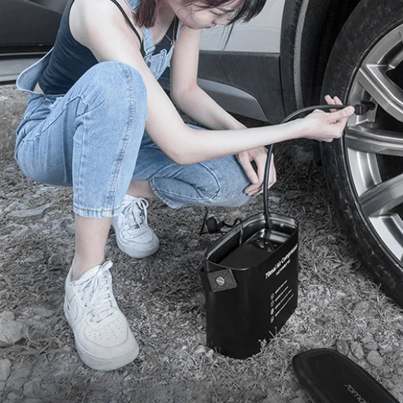 Xiaomi 70mai Air Compressor Midrive TP01 автомобильный компрессор 220 вольт автоматического накачивания шин 12 Вольт