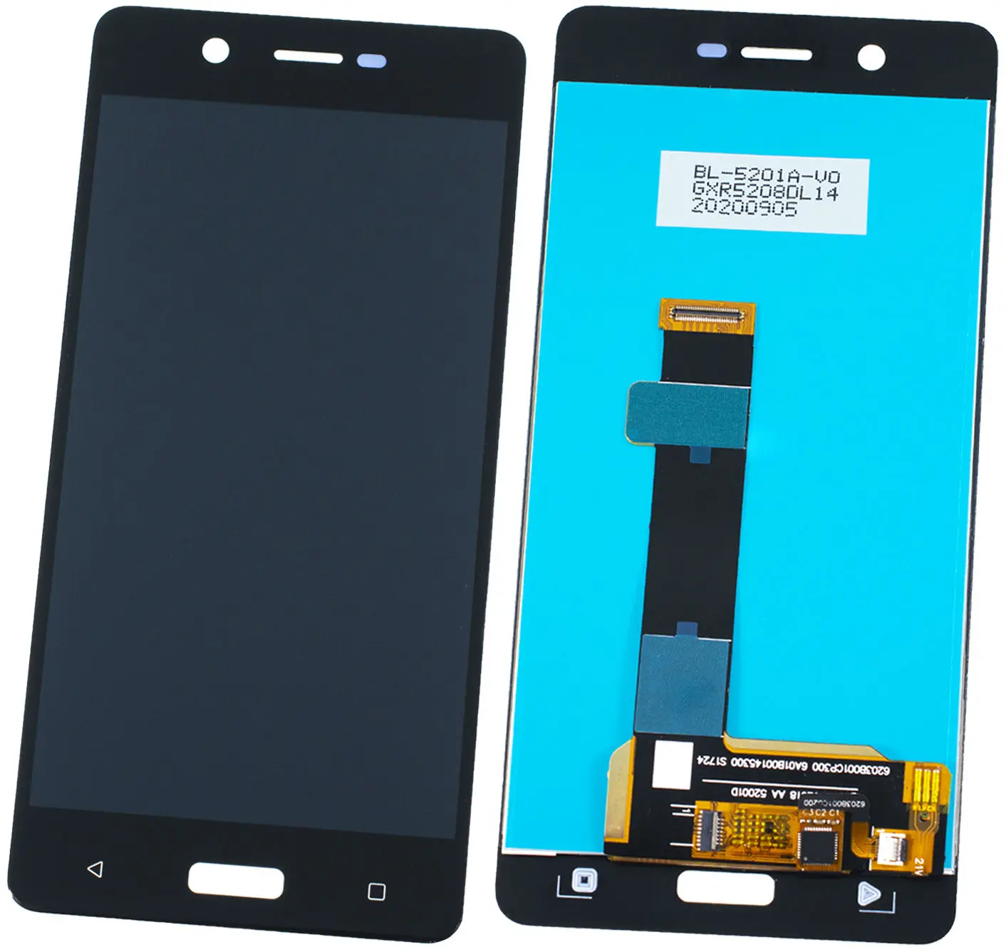 Дисплей для Nokia 5 (2017) TA-1053 / (Экран тачскрин модуль в сборе) 6203B001 P300 6A01B00145300 S1821 |