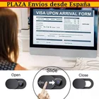 Крышка для веб-камеры, крышка для ноутбука, камеры, ползунок для телефона, антишпионская крышка для мобильного ПК, компьютера, планшета, линзы, наклейка для конфиденциальности, скользящая крышка, Черная