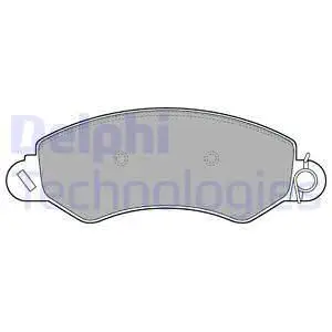 Колодки тормозные LDV MAXUS 2.5 05-08 передние DELPHI LP2096 |