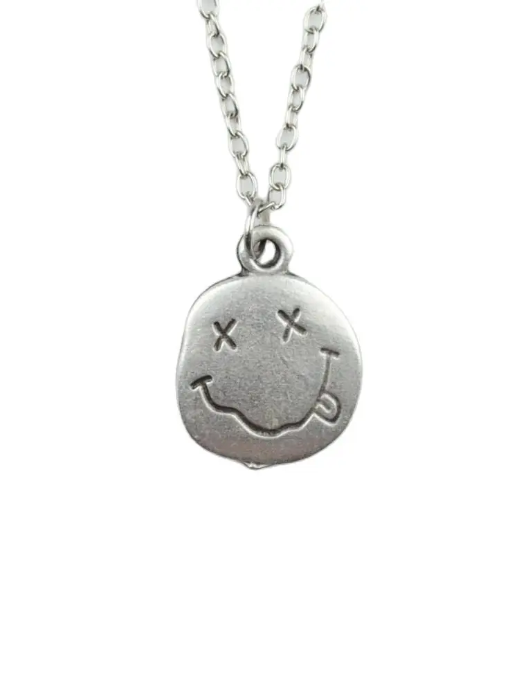 

Nirvana Pendant Men Women Antique Silver Plated 60 Cm Chain Bijouterie Jewelry & Jewellery Accessory