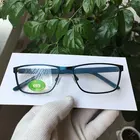 Очки для подростков для близорукости, голубые прямоугольные спортивные очки из нержавеющей стали, коллекция британских очков 25665529