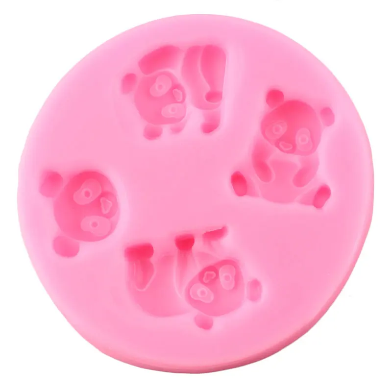 &quotСделай сам&quot Панда силиконовая форма Медведь Fondant (сахарная) формы для