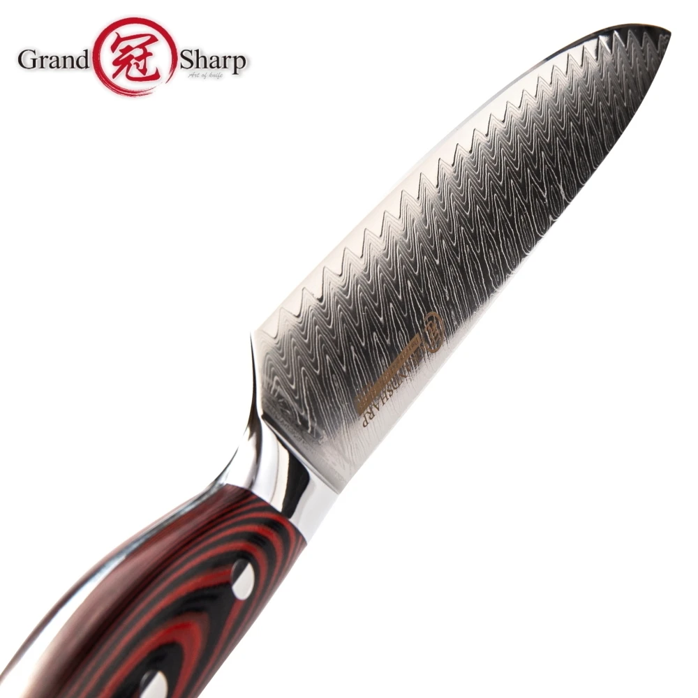 GRANDSHARP 8 дюймов японские кухонные ножи 67 слоев vg10 Дамасская сталь мясной нож шеф