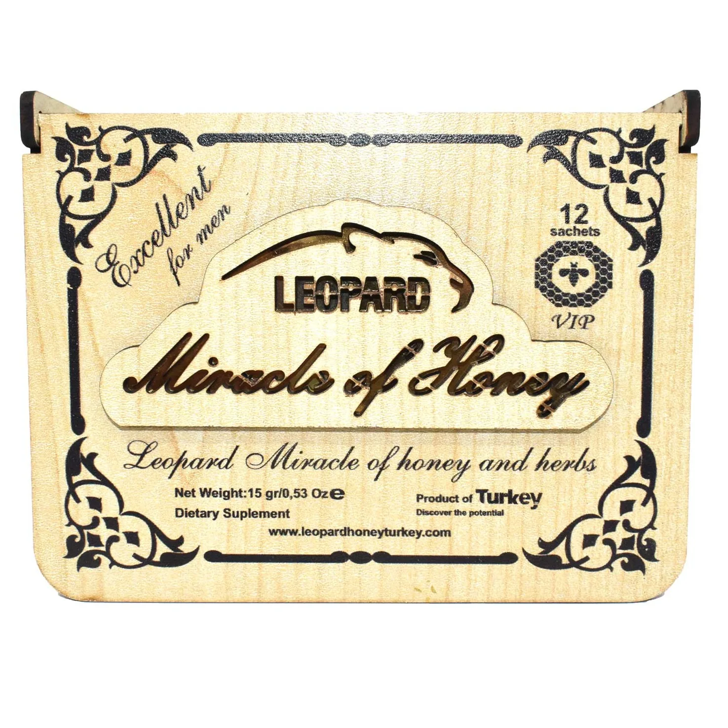 

Miracle Of Leopard Special Series Wooden Box 15 G X 12 Sacheet 180 G Free Shipping