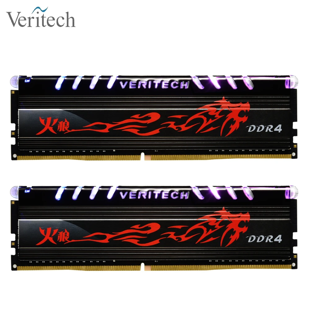 Veritech Firewolf ddr4 8 Гб 3000 МГц RGB DIMM 16 2666 3200 3600 32 pc4 обновлённая оперативная память для