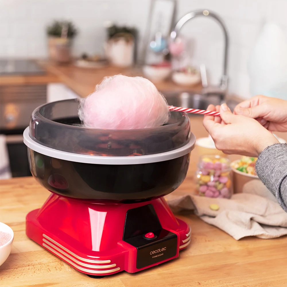 Аппарат для производства сахарной ваты Cecotec Fun & Sugar. 500 Вт ретро дизайн полностью