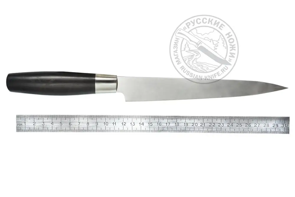 Нож для тонкой нарезки сталь х12мф В.Крутов|Кухонные ножи| |