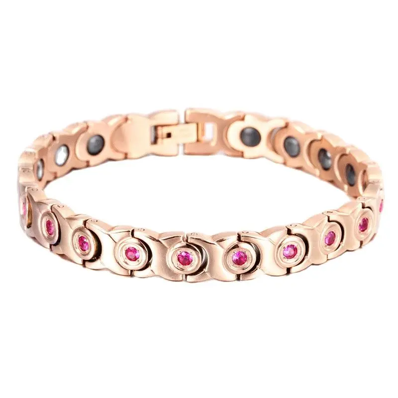 Высококачественный Браслет из титановой стали MADALENA SARARA инкрустированный