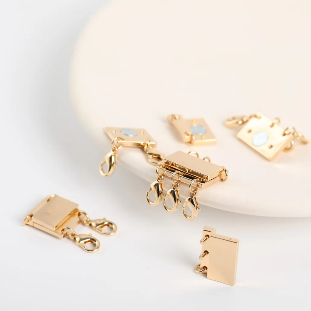 Многослойное ожерелье с застежкой магнитные ювелирные изделия для женщин без