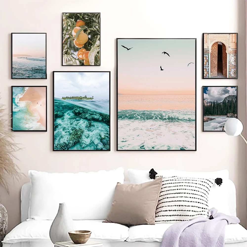

Landscape Poster Modern Fashion Canvas Painting Natural Art Print Photography Travel Wall Picture For Living Room Home Decor