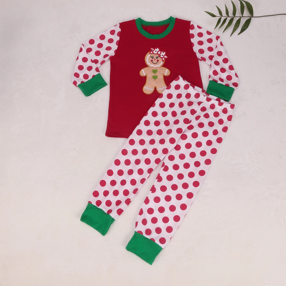 CONICE/комплект одежды для девочек Пряничная пижама в полоску Хлопковая Изысканная