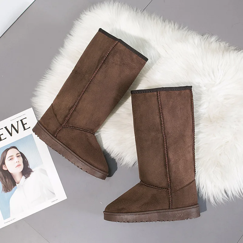 

Women's Boots Classic Genuine Cowhide Leather Snow Boots 100% Wool Women Boots Warm Winter Shoes For Women Warm Boots