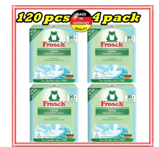 

FROSCH ab ECOLABEL все в одном, сделано в Германии, таблетки для мытья посуды, концентрат для мытья посуды