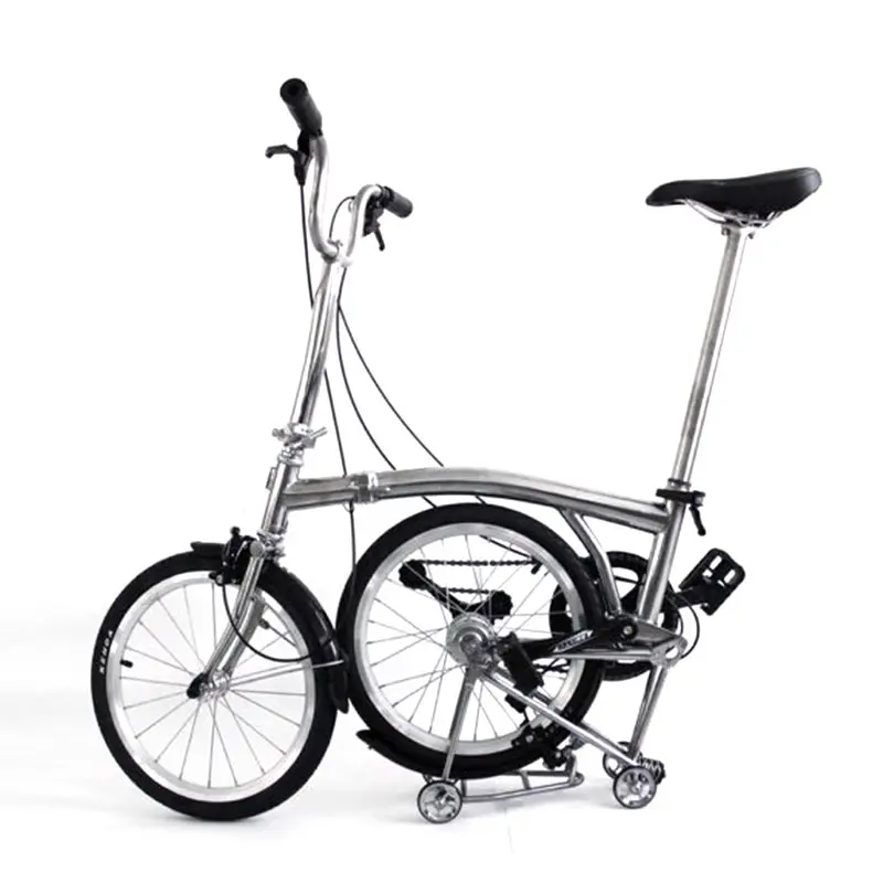 Сверхлегкий титановый складной велосипед Gr9 авиационный материал 16 дюймов