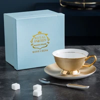 200ml creative coffee mug cup with plate luxury coffee cup drinkware ceramic coffee tea milk mug porcelain mugs with handle