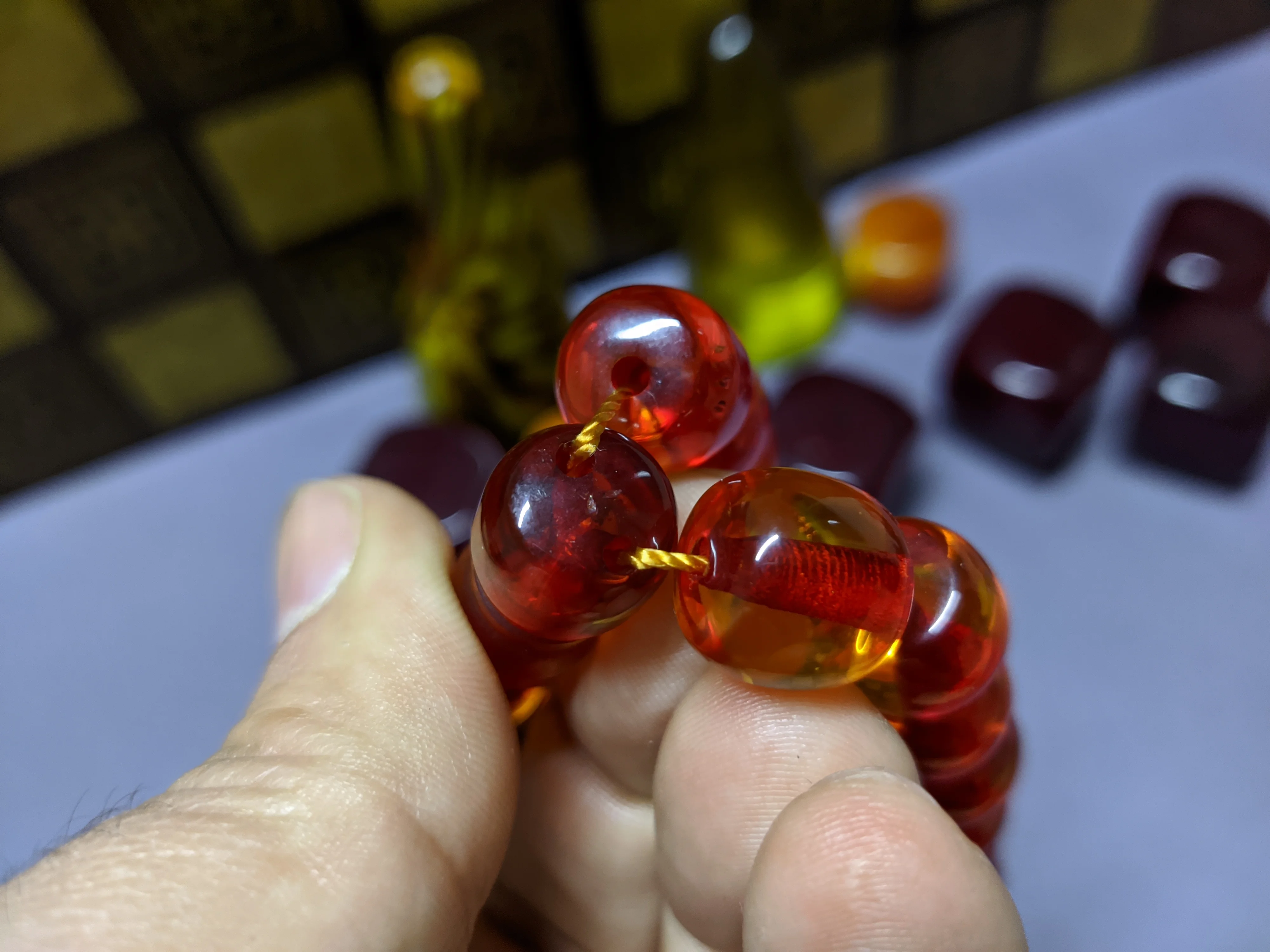 

Ottoman Faturan German Amber Sandalous Misbaha Prayer Beads Islamic Gift Tasbih Tasbeeh Tasbeh Rosary Tasbih