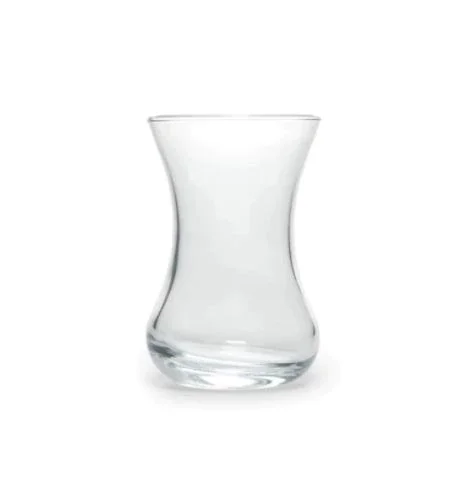 

Set of 6 thin waist turkish tea cups high quality glasses-5 o'clock presentation serving - for six person