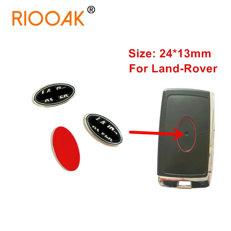 

2/5/10 шт. 24x13 мм автомобильные наклейки с логотипом ключа дистанционного управления для Land Rover Range Rover Sport Evoque Freelander 2 Discovery 5