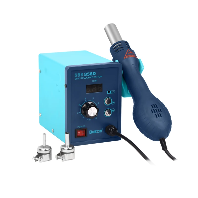 

Bakon SBK858D 550W Hot Air Desoldering Station Brushless Fan Digital Display Auto Cooling