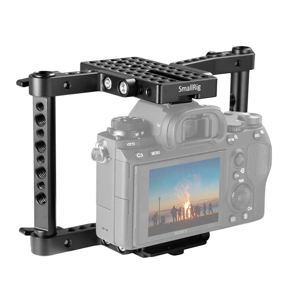 SmallRig DSLR камера клетка для Canon 650D 600D 550D Sony a7 a7II Panasonic GH5 GH4 GH3 GH2 Rig 1630|cages for|cage rigcage for dslr |