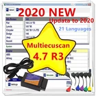 2021 горячая Распродажа MultiEcuScan V4.7 R3 зарегистрированный неограниченный мультиэбу сканер для Fiat может работать с ELM327