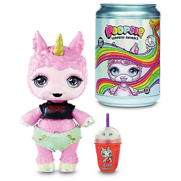 Пупс MGA Entertainment &quotPoopsie Surprise Unicorn&quot Лама 35 см бело розовая|Куклы| |