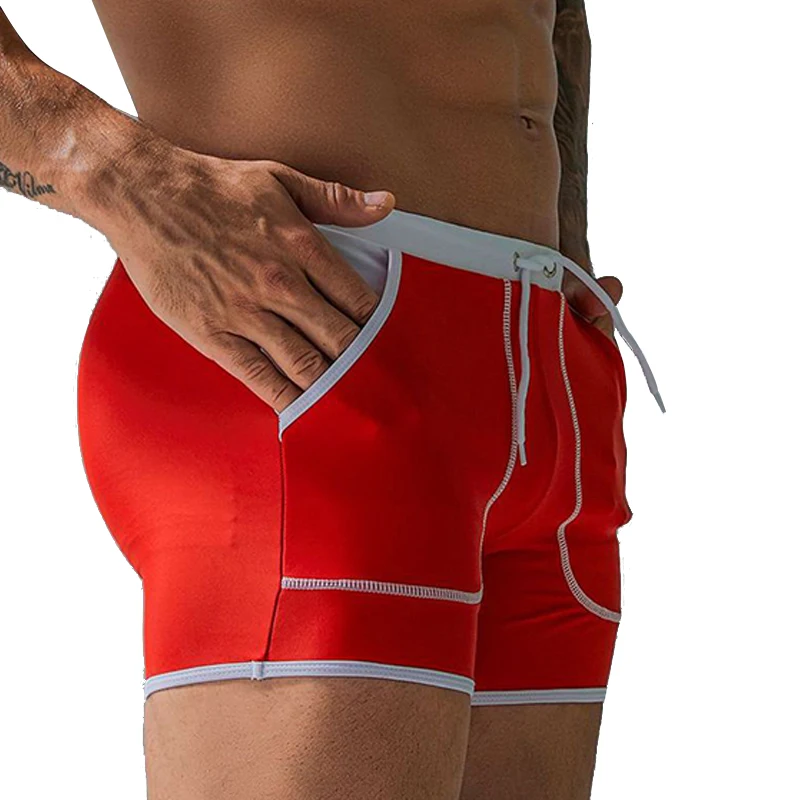 

Summer Holiday Soft Cozy Breathable Design High Quality Elastic Waist Swimming Hot Spring Exercise Shorts