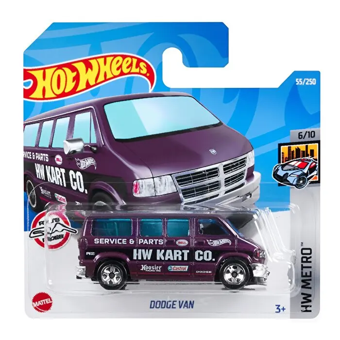 

Новинка, новинка, Dodge Van 2022 Mainline 1/64, металлическая модель под давлением, коллекционная Игрушечная машина, подарок для детей