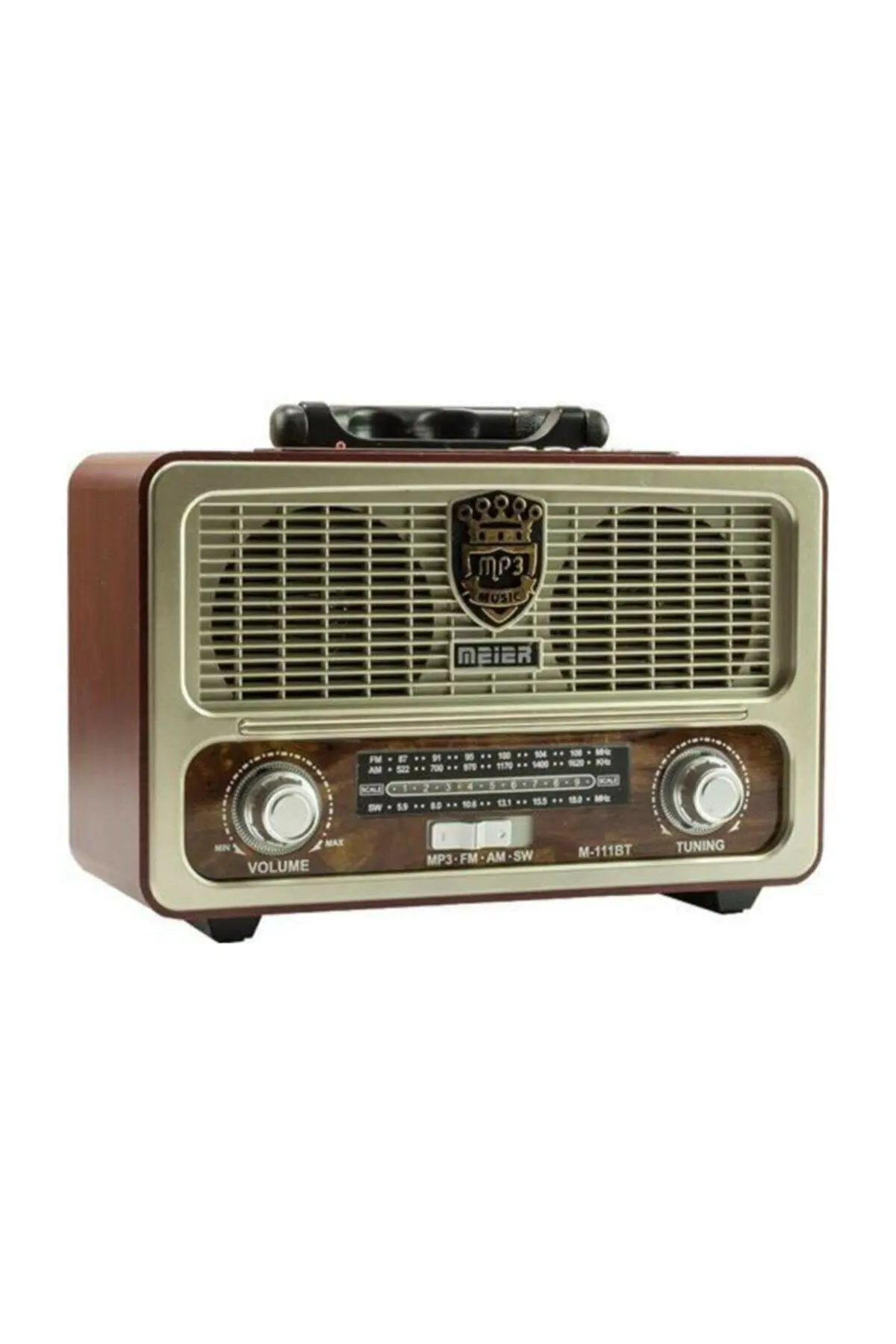 

Nostalgic Wooden Retro Fm Radio Usb Sd Bluetooth