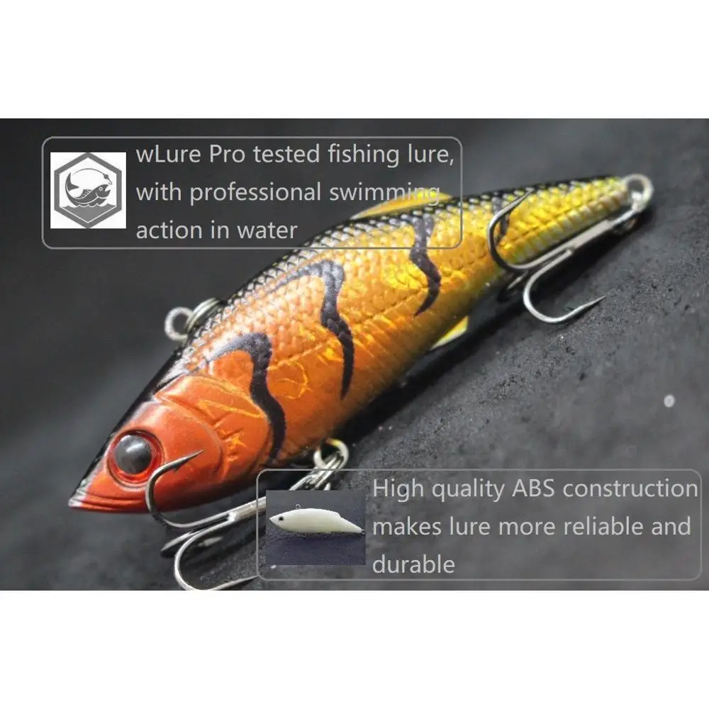 WLure жесткая рыболовная приманка 7 см 9 г Тонущая беспламенная с крючками Twitch #6