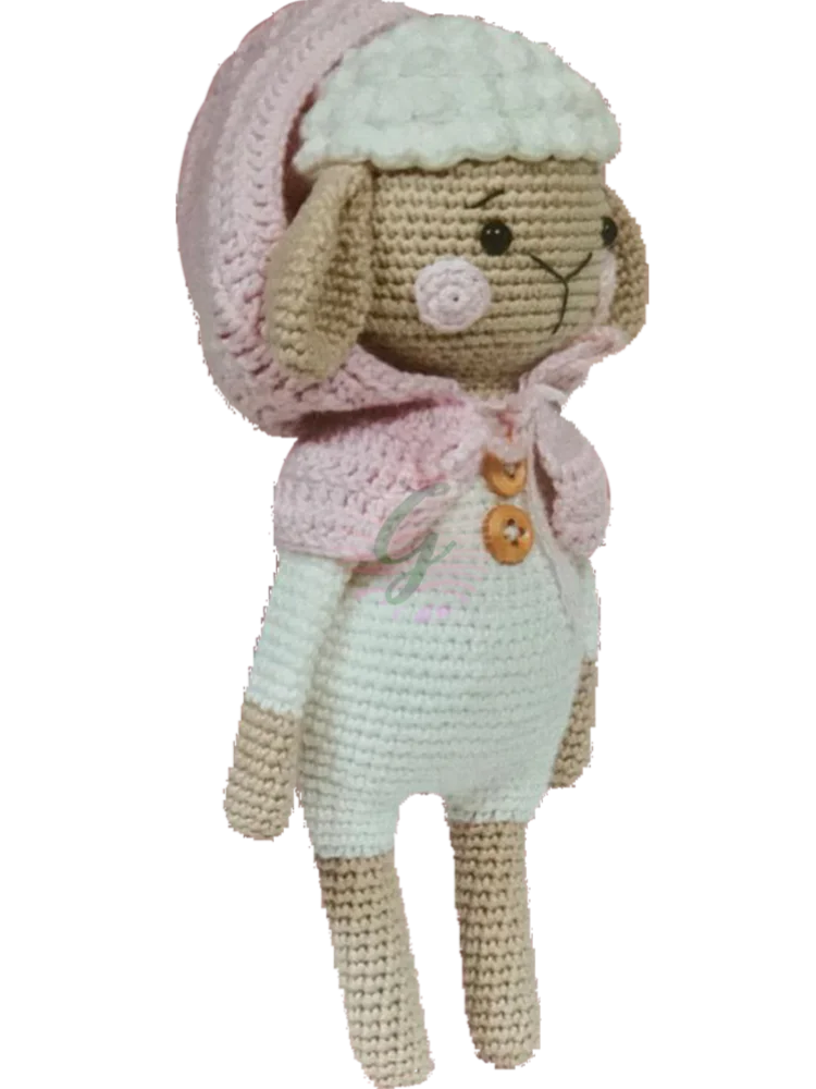 

Amigurumi Set MOO THE SHEEP Stuffed Doll Making Kit Crochet Knitting Etrofil Yarn Animal Kids Crafts Projects Instructions Book
