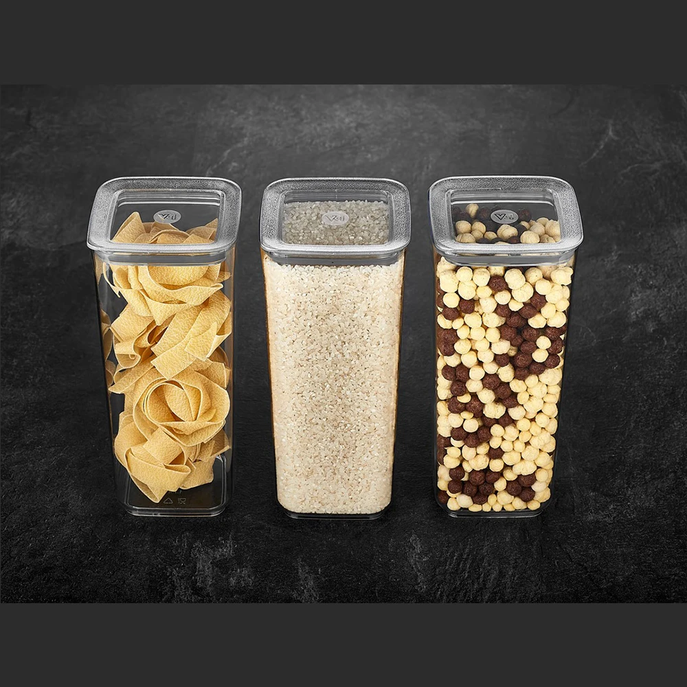 Квадратный ящик для хранения 9-18 шт. Набор кухонных контейнеров пищевых продуктов