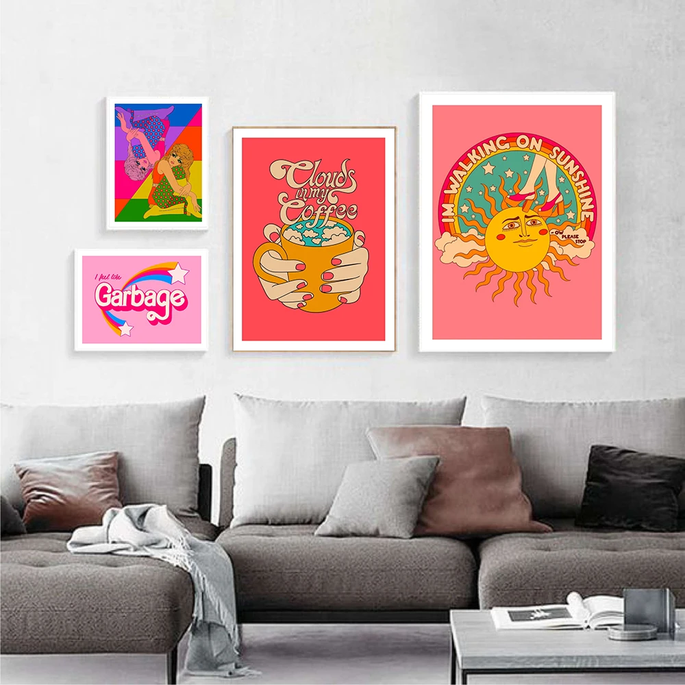 Бохо красочная Радужная фотография искусственное полотно Модная ретро