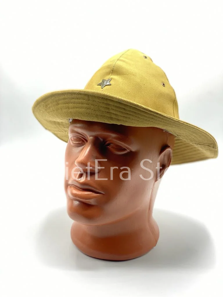 Панама афганка СССР песочный для жаркого климата. рыбалки и охоты. Звезда хаки |