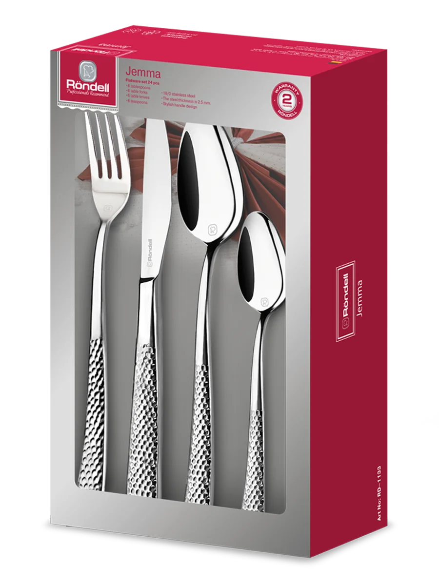 Cutlery Rondell Jemma 1133 24 pieces Kitchen supplies Flatware Sets Tableware Dining Bar Home Garden | Дом и сад