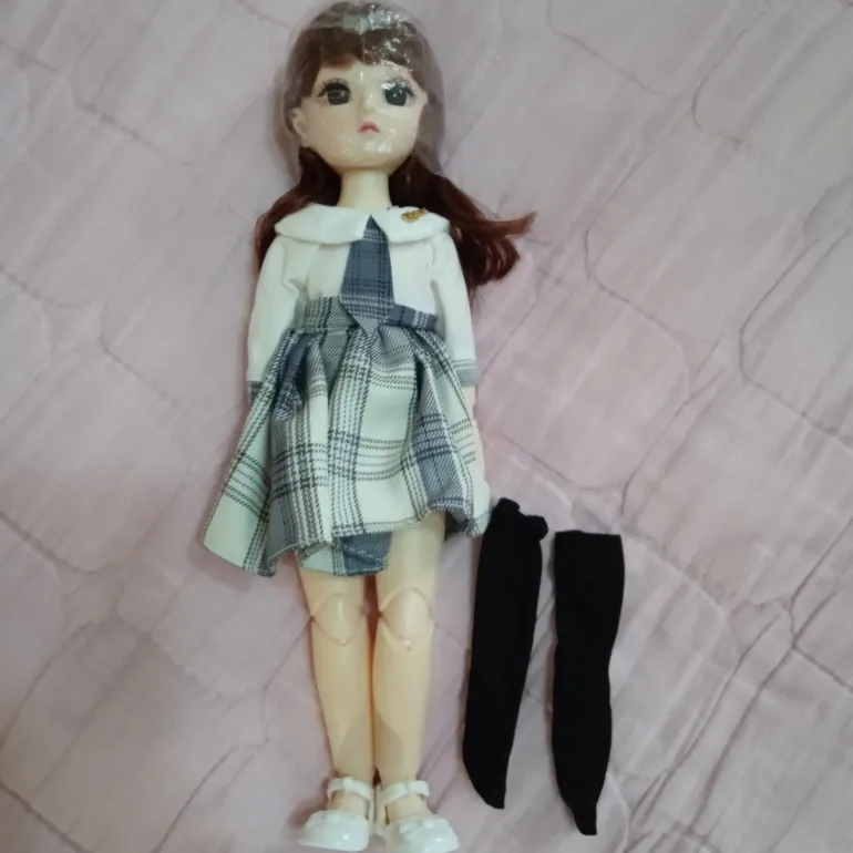 1 6 Bjd Doll With Clothes 30 Cm Fat Baby Doll College Style Jk Uniform Dress Dress Up Doll Girl Toy Baby Toys Dolls Aliexpress