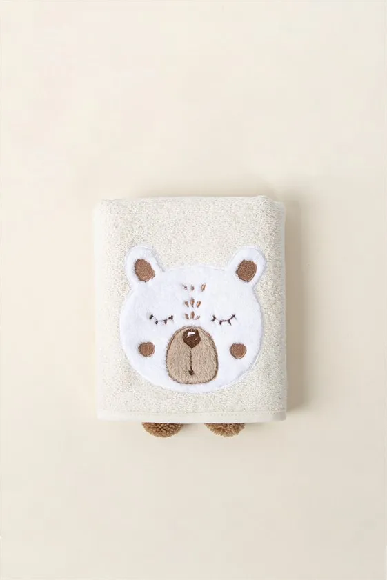 

Baby Towel Bath Soft Fluffy Silky White Child Children Bathrobe Towel Bamboo Cotton Teddy Bear