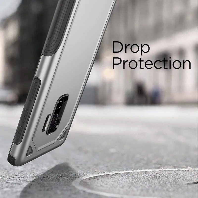 Shockproof protective case cover with rugged armor for Galaxy J4 2018 version EU Army green|Бамперы| |