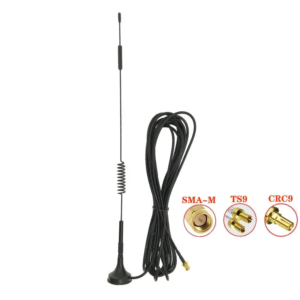 Range Booster Antenna TS9 CRC9 SMA Male Connector External Network Card TV FM 12dBi GSM 2G 3G 4G LTE 700-2700MHz images - 6