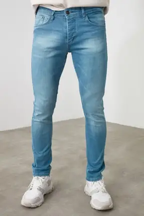 

Blue Men 'S Skinny Jeans Male Fashion 2021 Spring Summer Collection