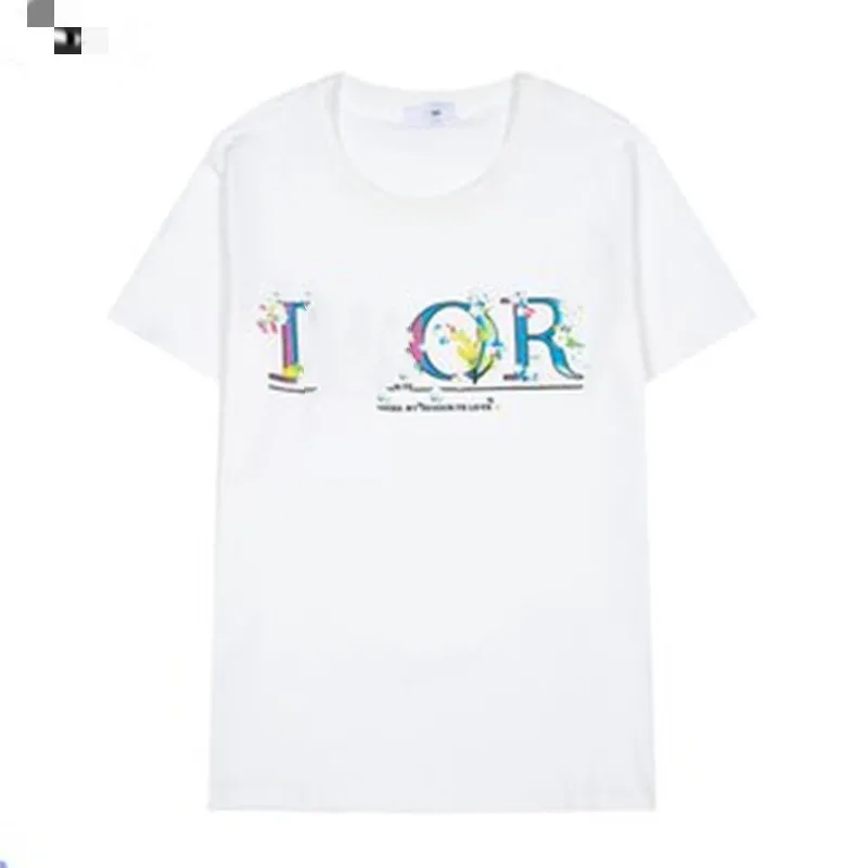 

2021 new classic creative letter series T-shirt fashion O collar sweat absorption short sleeve men's and women's same T-shirt