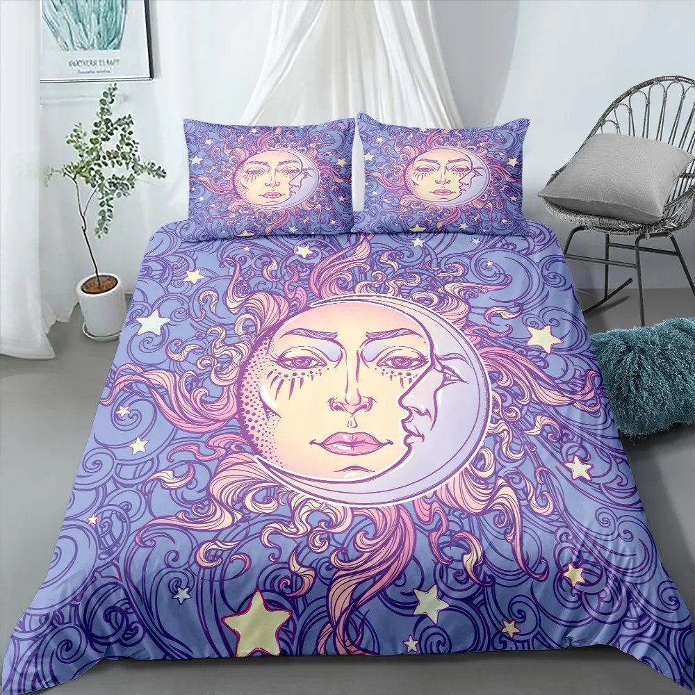 Комплект постельного белья из 2/3 предметов в стиле бохо Психоделическое