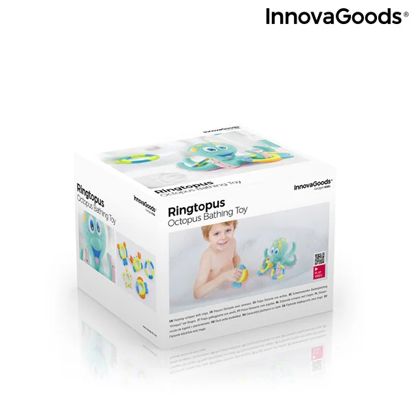 Плавающий Осьминог с кольцами Ringtopus InnovaGoods 6 штук|Игрушечная бытовая техника и