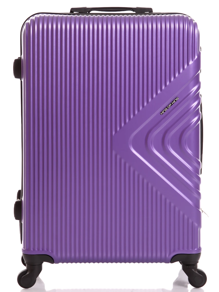 Чемодан пластиковый King of NEW. Цвет Фиолетовый размер L Suitcase plastic new. Color Purple size |