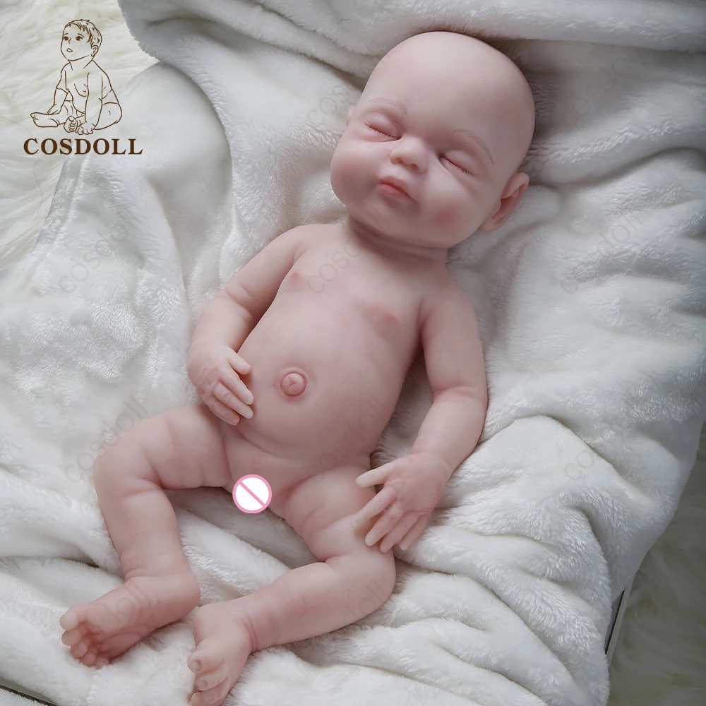 Mu&ntilde;eca Reborn realista de silicona para ni&ntilde;os, juguete de beb&eacute; de 39cm y 1,75 kg, 100%, regalo para chico, #017-4