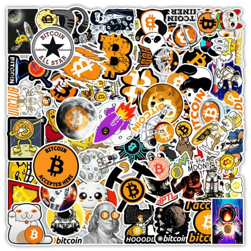 50 шт./упак. волшебное полотенце Монета Биткойн дожкойн виртуальная валюта BTC