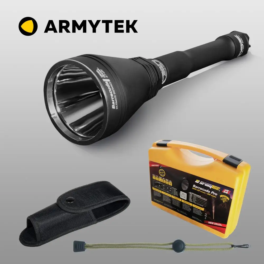 Светодиодный Поисковый фонарь Armytek Barracuda XHP35 HI LED 1850 лм Дальнобойный Тактический